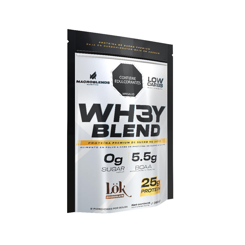 Proteína Whey Blend Macroblends – proteína en polvo de suero de leche
