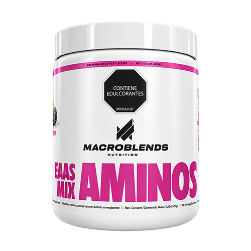 EAAS Mix Aminos de Macroblends sabor Blackberry, 30 servicios