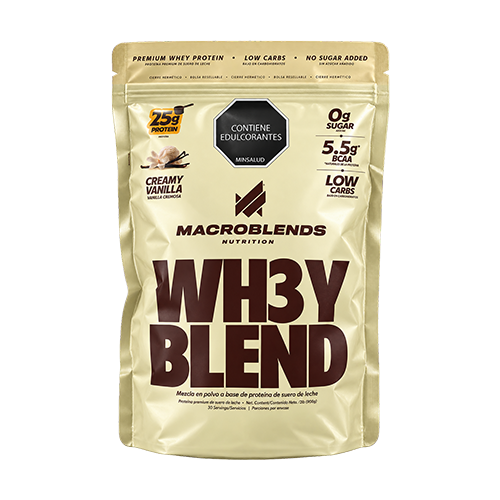 Whey Blend de Macroblends sabor Creamy Vainilla, 2 lb